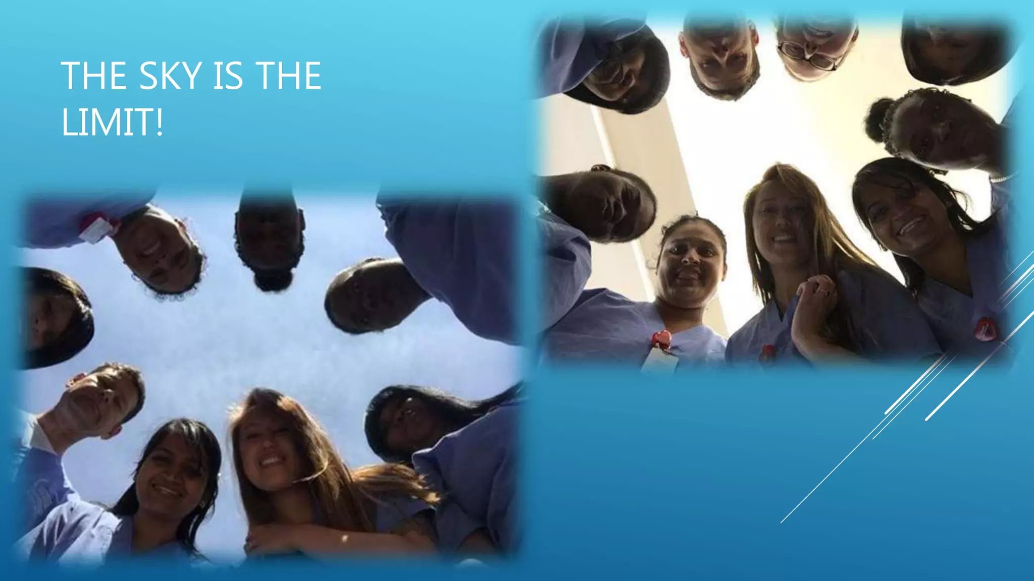 THE SKY IS THE
LIMIT!