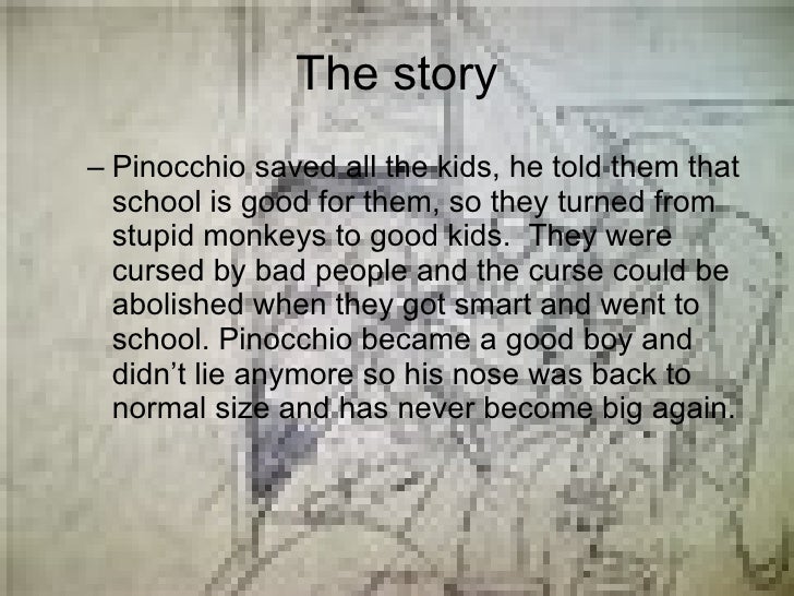 pinocchio story summary pinocchio story summary