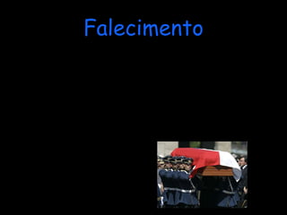 Falecimento No dia 3 de Dezembro de 2006 sofre um ataque cardíaco e, aos 91 anos, falece em 10 de Dezembro,   devido a um   enfarto do miocárdio e um edema pulmonar agudo no Hospital Militar. 