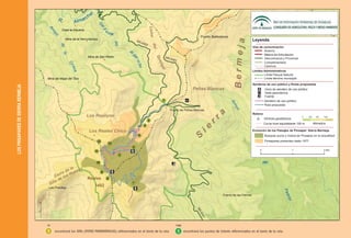encontrará los puntos de interés referenciados en el texto de la rutaencontrará los IVRs (FOTOS PANORÁMICAS) referenciados en el texto de la ruta
"
"
"
"
"
"
"
#!
"
"
"
R
R
R
"0
"(
#I
Río
G
arg
ta
del
Al
garrobo
AlmarchalR
Arroyo
dela
eva
Arroyo
del
Padrón
a
n
C
u
ío
R.
l e d e l G e n a l
S
ie
rra
Bermeja
Los Realiyos
Peñas Blancas
Los Reales Chico
Cerro de la
Silla de los Huesos
Lom
a
de
Ballesteros
Loma
del
Quejigal
Reales
1452
1212
MA-8301
MA-8302
MA-8301
1000
500
1000
500
500
asa del Toril
Casa la AlqueríaCasa Las Rosas
Puerto de Peñas Blancas
Puerto de las Palmas
Puerto Ballesteros
Las Presillas
Cortijo de los
Chanecos
Mina de San Pedro
Mina del Majal del Toro
asa de la Ajerta
Cortijo de la Alharia
Mina de la Herrumbrosa
Casa las Manillas
!(6
!(5
!(13!(12
!(11
!(10
!(9
!(8
!(7
!(3
!(4
!(1
!(2
Leyenda
Límites Administrativos
Vías de comunicación
Autovía
Senderos de uso público y Rutas propuestas
Relieve
Básica de Articulación
Intercomarcal y Provincial
Complementaria
Caminos
0 250 700 1100
#I Vértices geodésicos
Altimetría
"
Sendero de uso público
Ruta propuesta
Evolución de los Paisajes de Pinsapar: Sierra Bermeja
Límite término municipal
Curva nivel equidistante 100 m
Límite Parque Natural
Bosques puros y mixtos de Pinsapos en la actualidad
Pinsapares presentes hasta 1977
0 21 Km
Inicio de sendero de uso público"R
"0
"( Fuente
Vista panorámica
 