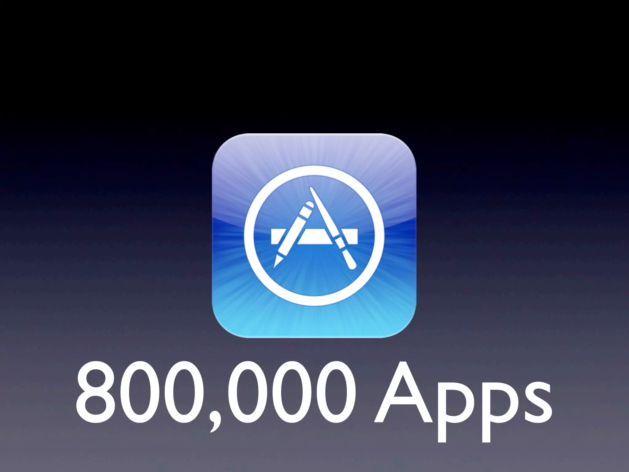 800,000 Apps
 
