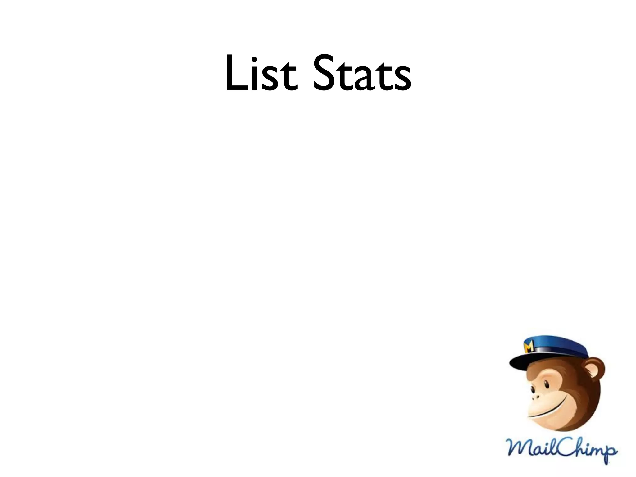 List Stats
 