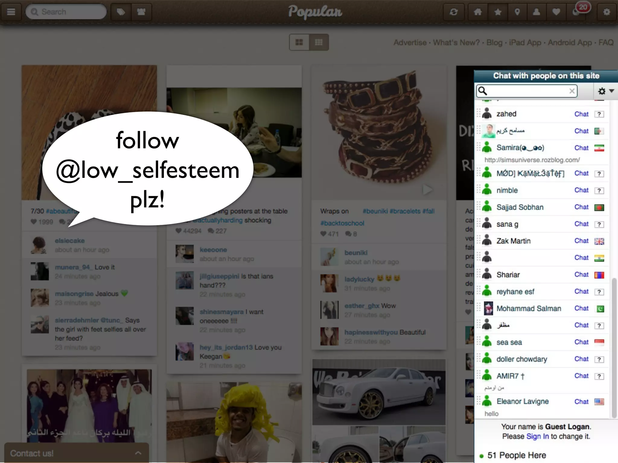 follow
@low_selfesteem
plz!
 