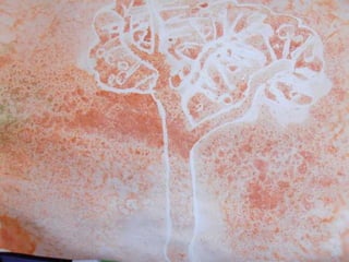 Pintant al jardins de l’escola