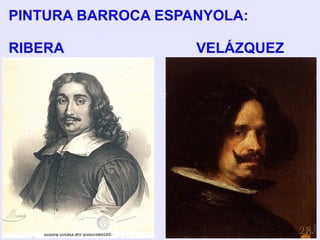 Pintura barroca espanyola: Ribera i Velázquez