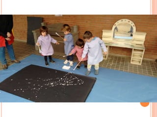 Pintem com en jackson pollock tecnica esquitx