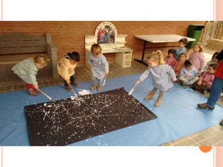 Pintem com en jackson pollock tecnica esquitx