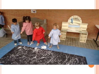 Pintem com en jackson pollock tecnica esquitx