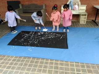 Pintem com en jackson pollock tecnica esquitx