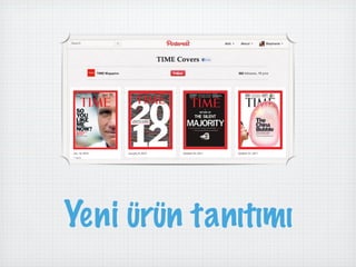 Yeni ürün tanıtımı
 