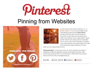Pinning from Websites
 
