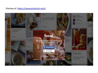 Preview of https://www.pinterest.com/
 