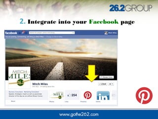 2. Integrate into your Facebook page
 