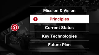Mission & Vision
Principles
Current Status
Key Technologies
Future Plan
 