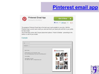 Pinterest email app
 