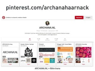 Laat jezelf zien met Pinterest