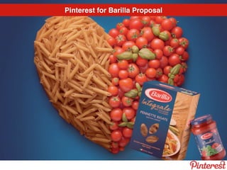 Pinterest for Barilla Proposal
 