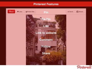 Pin
Re-Pin
Like
Link to website
Comment
Follow
Share
Pinterest Features
 