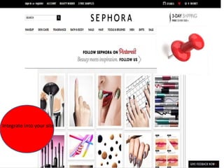 Integrate into your site 
 