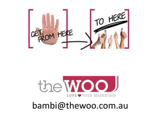 bambi@thewoo.com.au 
