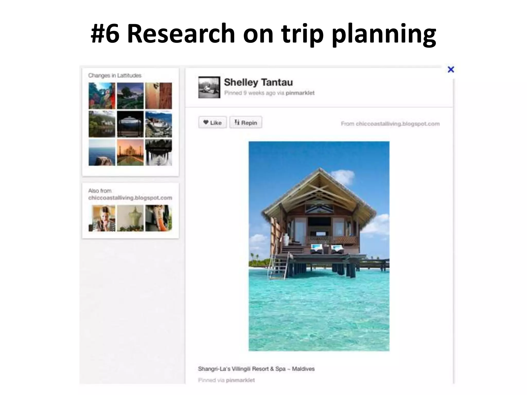 #6 Research on trip planning
 