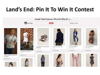 Land’s End: Pin It To Win It Contest
 