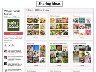 Sharing Ideas
 