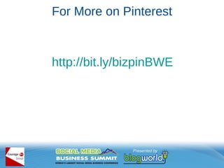 Pinterest for Big Brands