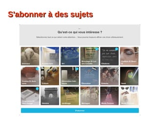 S'abonner à des sujetsS'abonner à des sujets
 