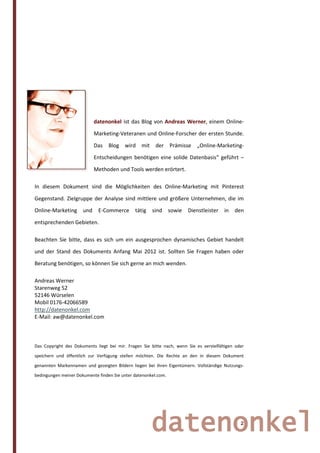 datenonkel ist das Blog von Andreas Werner, einem Online-

                            Marketing-Veteranen und Online-Fors...
