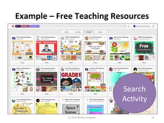 Example 
– 
Free 
Teaching 
Resources 
Search 
AcJvity 
(c) 
2014 
Becky 
Livingston 
16 
 