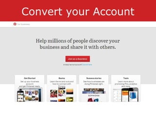 Convert your Account
 