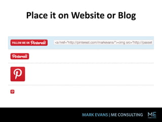 Place it on Website or Blog
 