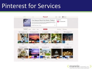 Pinterest for Services
 