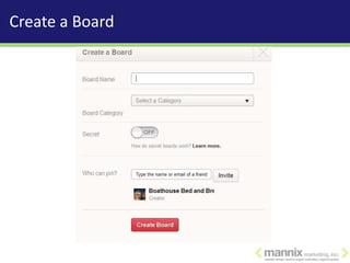 Create a Board
 