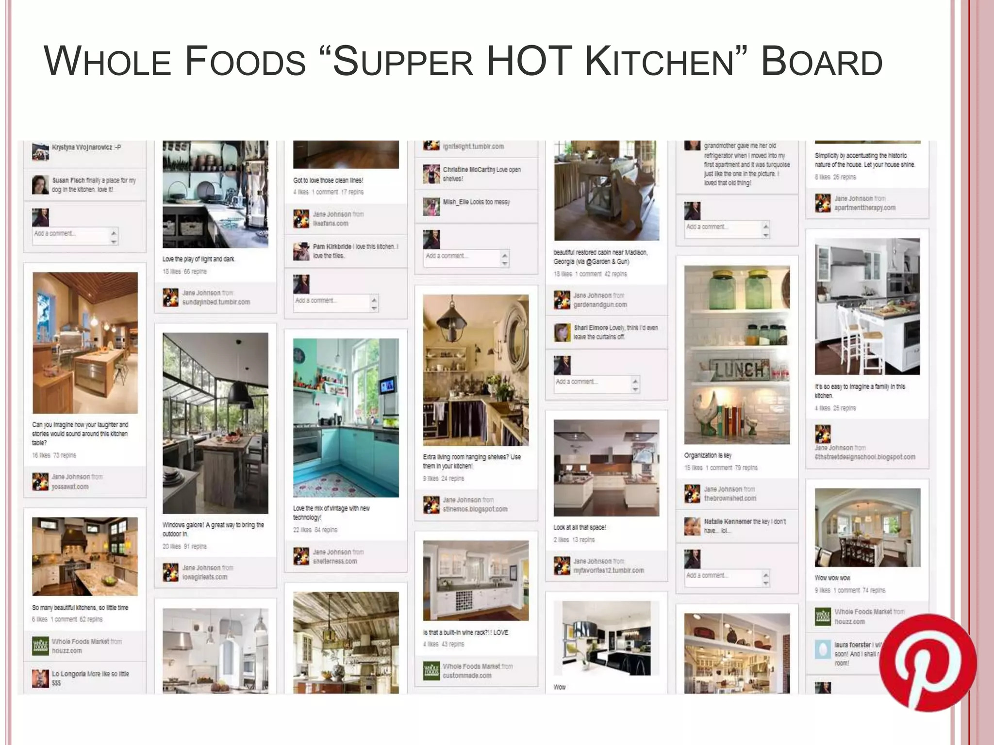 WHOLE FOODS “SUPPER HOT KITCHEN” BOARD
 