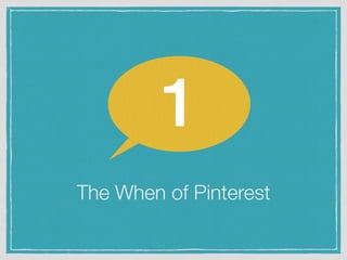 The When of Pinterest
1
 