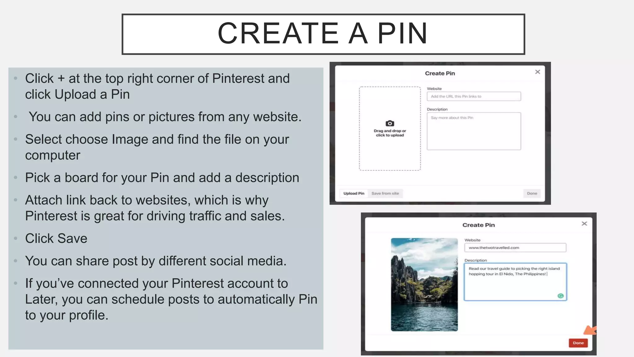 INTRODUCTION TO PINTEREST | PPTX