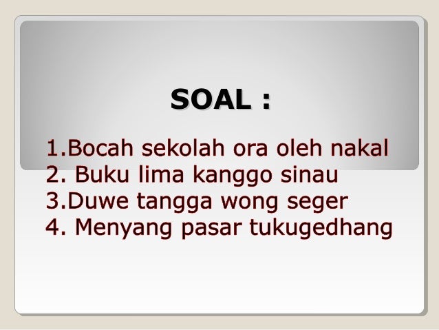 Pinter Nulis Aksara Jawa