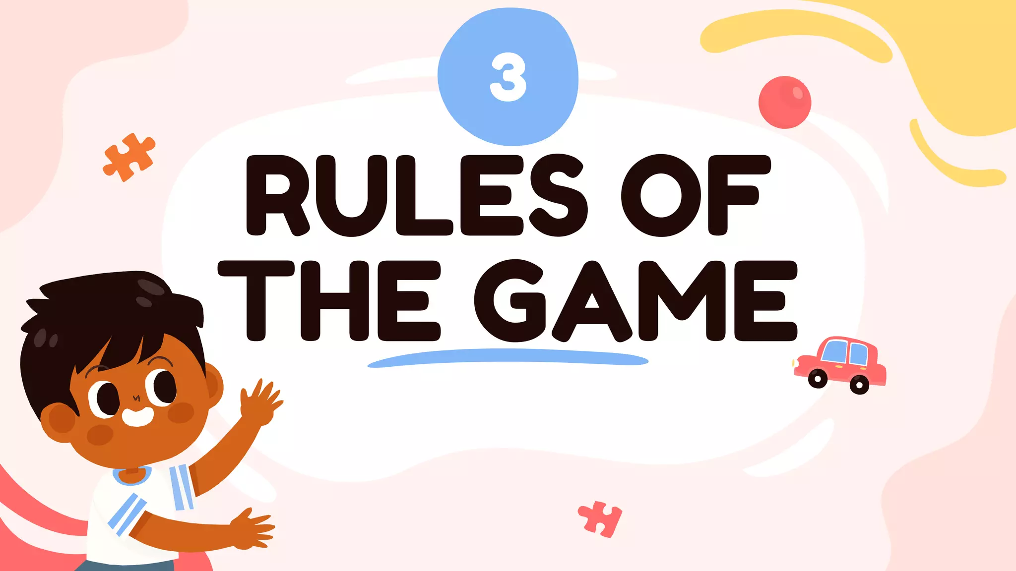 RULES OF
THE GAME
3
 