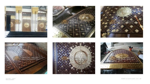  Produsen Kerajinan  Replika Pintu Masjid Nabawi DAFFI ART 