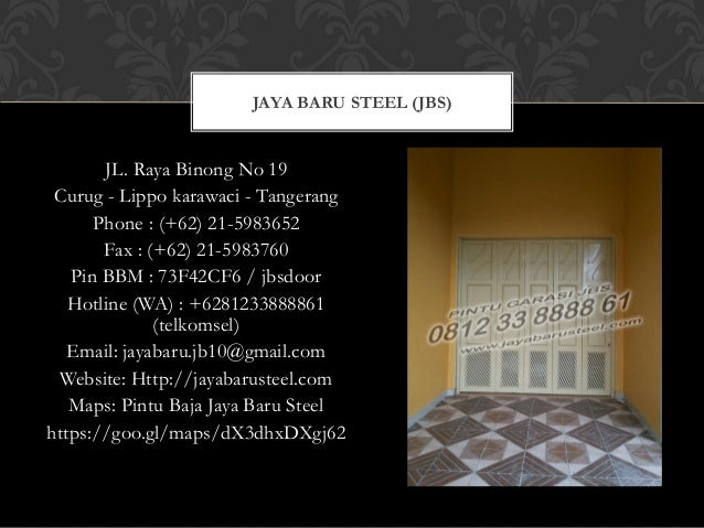 081291626108 JBS Jual  Pintu  Garasi  Wina Surabaya Jual  
