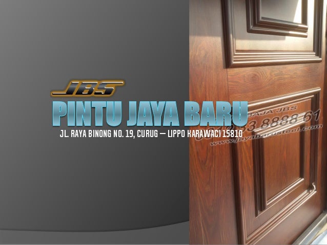 0812 33 8888 61 Jbs Pintu Rumah Minimalis 2 Pintu Besar Kecil Mode