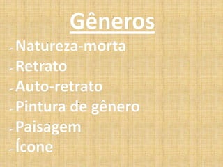 Gêneros da Pintura 2C15