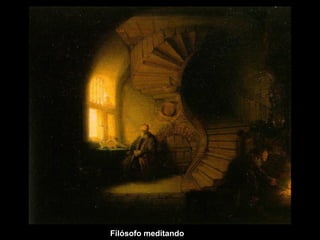 Filósofo meditando 