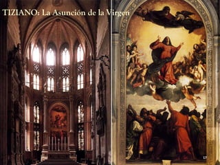 TIZIANO: La Asunción de la Virgen 