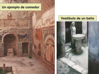 Un ejemplo de comedor Vestíbulo de un baño