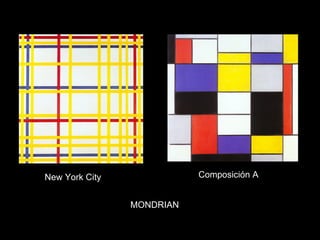 New York City Composición A MONDRIAN 