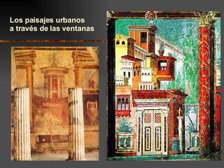 Los paisajes urbanos a través de las ventanas