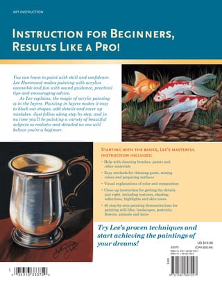 Pintura acrílica com lee hammond